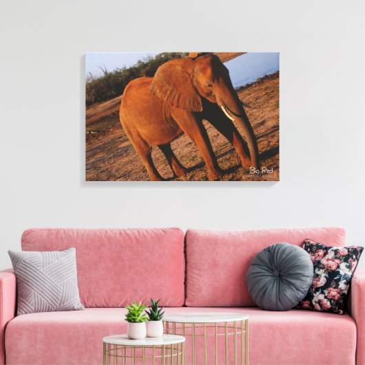 Big Red Leinwanddruck (Insitu (Wohnzimmer))