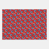 Big Red Lighthouse Malerei Holland Original Art Geschenkpapier Set (Vorderseite)