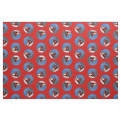 Big Red Lighthouse Malerei Holland Original Art Stoff (Fat Quarter (45,7 x 55,9 cm))
