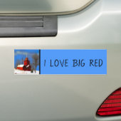 Big Red Lighthouse Malerei - Originelle Kunst Autoaufkleber (Auf Auto)