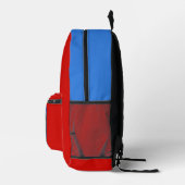 Big Red Lighthouse Malerei - Originelle Kunst Bedruckter Rucksack (Rechts)