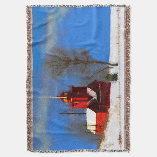 Big Red Lighthouse Malerei - Originelle Kunst Decke (Vorderseite Vertikal)