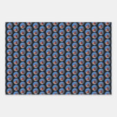 Big Red Lighthouse Malerei - Originelle Kunst Geschenkpapier Set (Vorderseite 3)