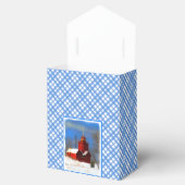 Big Red Lighthouse Malerei - Originelle Kunst Geschenkschachtel (Geöffnet)