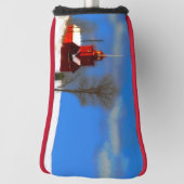 Big Red Lighthouse Malerei - Originelle Kunst Golf Headcover (Rotieren 90)