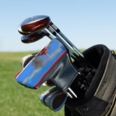 Big Red Lighthouse Malerei - Originelle Kunst Golf Headcover (In Situ)