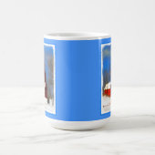 Big Red Lighthouse Malerei - Originelle Kunst Kaffeetasse (Mittel)