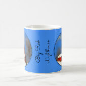 Big Red Lighthouse Malerei - Originelle Kunst Kaffeetasse (Mittel)