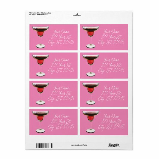 Big Red Margarita Cocktail Drink Thunder_Cove (Vorne)