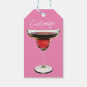 Big Red Margarita Cocktail Drink Thunder_Cove Geschenkanhänger (Rückseite)