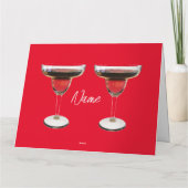 Big Red Margarita Cocktail Drink Thunder_Cove Karte (Rückseite)