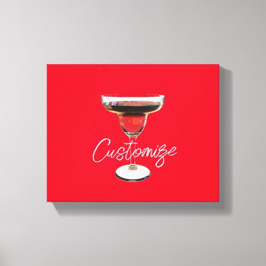 Big Red Margarita Cocktail Drink Thunder_Cove Leinwanddruck (Vorderseite)