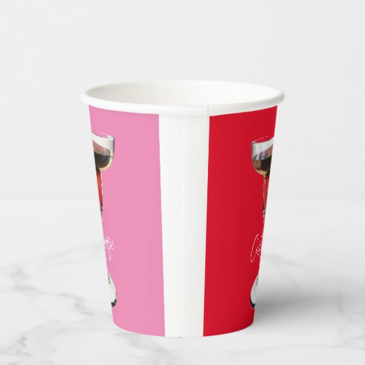 Big Red Margarita Cocktail Drink Thunder_Cove Pappbecher (Rechts)