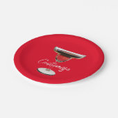 Big Red Margarita Cocktail Drink Thunder_Cove Pappteller (Schrägansicht)