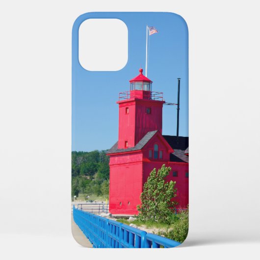 Big Red Michigan Lighthouse Case-Mate iPhone Hülle (Rückseite)