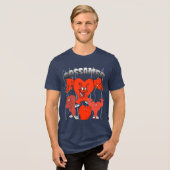 Big Red Monster Tri-Blend Shirt (Vorderseite voll)