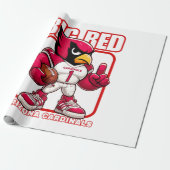 Big Red No 1 Geschenkpapier (Ungerollt)