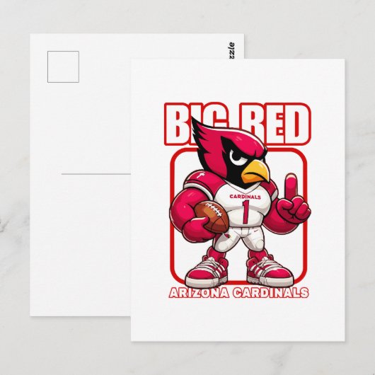 Big Red No 1 Postkarte (Vorne/Hinten)