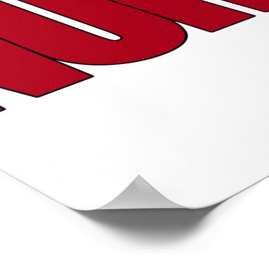 BIG RED NURSE POSTER (Ecke)