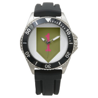 Big Red One 1st Infanterieabteilung Armbanduhr