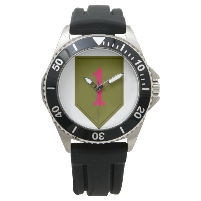 Big Red One 1st Infanterieabteilung Armbanduhr (Vorderseite)