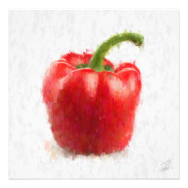Big Red Pepper Fotodruck