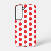 Big Red Polka Dots Handtuch Samsung Galaxy Hülle (Rückseite)