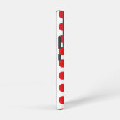 Big Red Polka Dots Handtuch Samsung Galaxy Hülle (Rechte Seite)