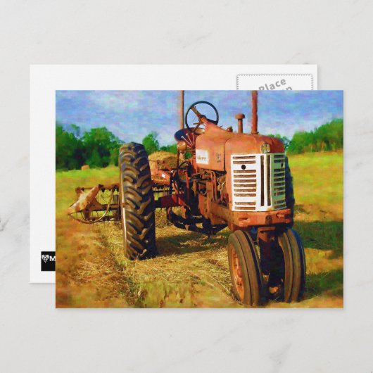 Big Red Postkarte (Vorne/Hinten)