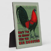 Big Red Rooster Fotoplatte (Seite)