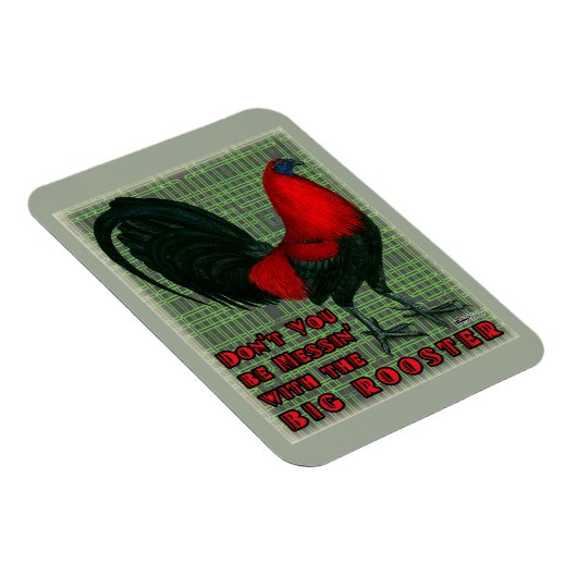Big Red Rooster Magnet (Rechte Seite)