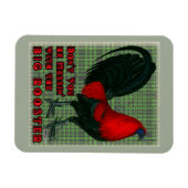 Big Red Rooster Magnet (Horizontal)