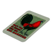 Big Red Rooster Magnet (Linke Seite)