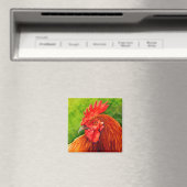 Big Red - Rooster Magneted R Magnet (In Situ (Geschirrspüler))