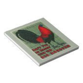 Big Red Rooster Notizblock (angewinkelt)