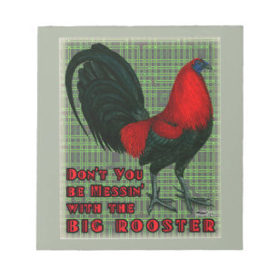 Big Red Rooster Notizblock