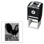 Big Red Rooster Permastempel (Beispiel)
