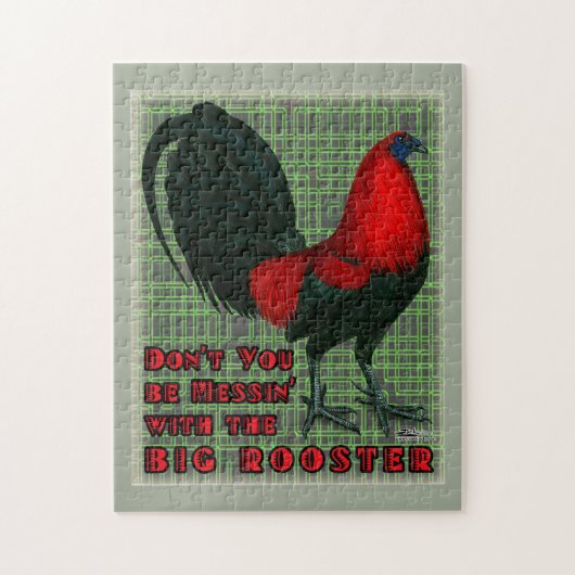 Big Red Rooster Puzzle (Vertikal)