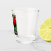 Big Red Rooster Schnapsglas (Rechts)