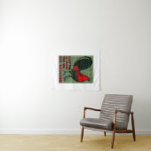 Big Red Rooster Wandteppich (Beispiel (Horizontal))