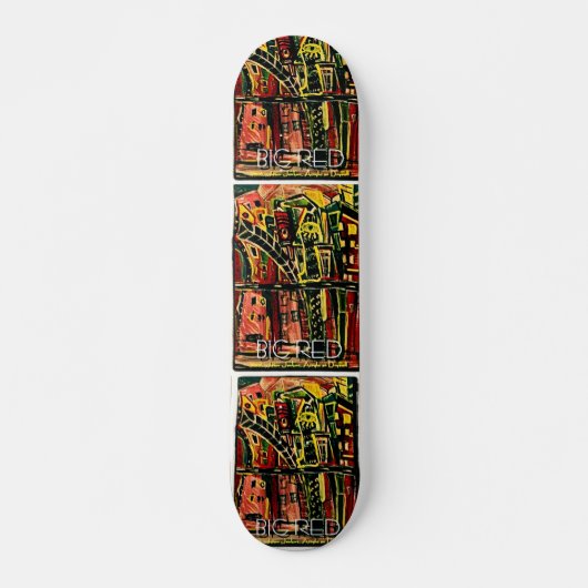 BIG RED SKATEBOARD (Vorne)