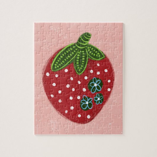 Big Red Strawberry Jigsaw Puzzle (Vertikal)