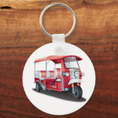 Big Red Tuk Tuk! Schlüsselanhänger (Vorderseite)