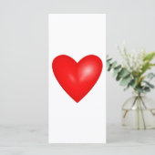 Big Red Valentine Heart (Stehend Vorderseite)