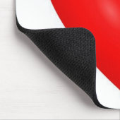 Big Red Valentine Heart Mousepad (Ecke)