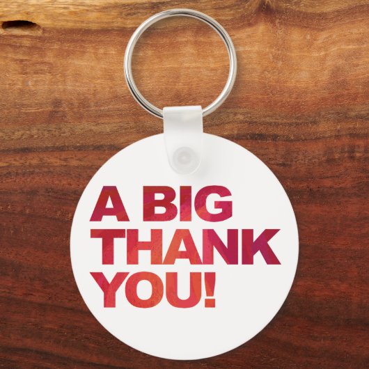 Big Red Vielen Dank Schlüsselanhänger (Vorderseite)