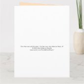 BIG Rente Herzlichen Glückwunsch JUMBO, Zion Narro Karte (Rückseite)