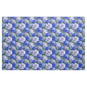 Big Retro Blue Rose Blume Stoff (Yard (91,4 cm))