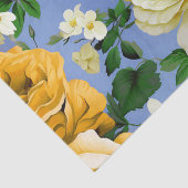 Big Retro Gelbe Rose Blume Seidenpapier (Detail)