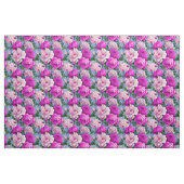 Big Retro Lila Rose Blume Textil Stoff (Yard (91,4 cm))